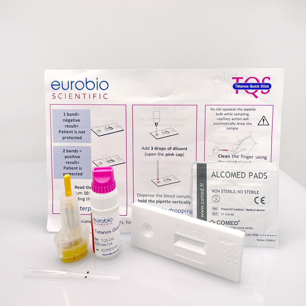 Unitary Tetanos Quick Stick x50 tests - Imagen 2