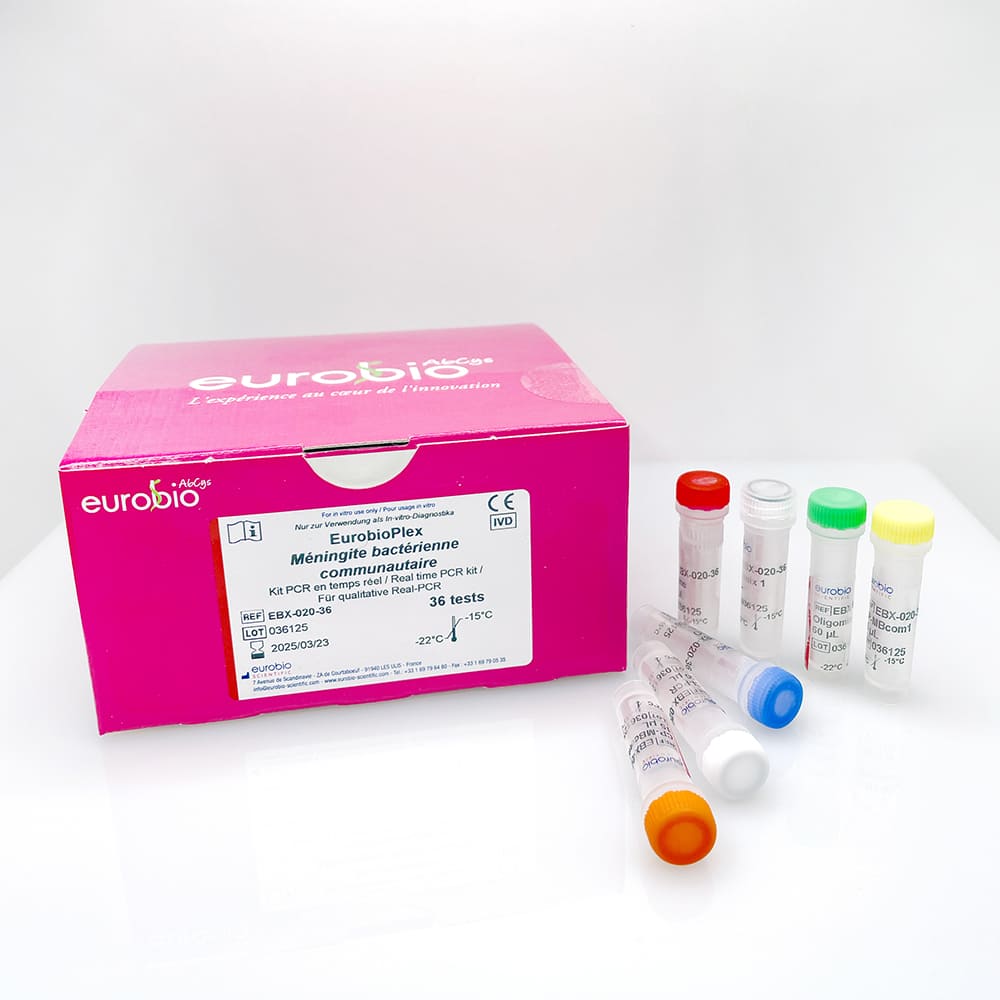 EBX-020 EurobioPlex Méningite bactérienne communautaire kit de reactivos de biología molecular