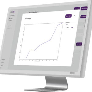 Le contrôle du chimérisme par NGS est le dernier développement en matière de surveillance post-transplantation et remplace la méthode STR (short tandem repeat) conventionnelle moins sensible en raison de sa plus grande sensibilité (2 à 10 fois plus sensible). GenDx propose une solution pour la surveillance du chimérisme par NGS, NGStrack® (test) et TRKengine® (logiciel). Les résultats de NGStrack peuvent être visualisés avec TRKengine, notre logiciel développé en interne, basé sur les meilleures caractéristiques de nos célèbres logiciels NGSengine® et KMRengine® qui ont été perfectionnés depuis plus d'une décennie. NGStrack et TRKengine sont disponibles en tant que RUO.