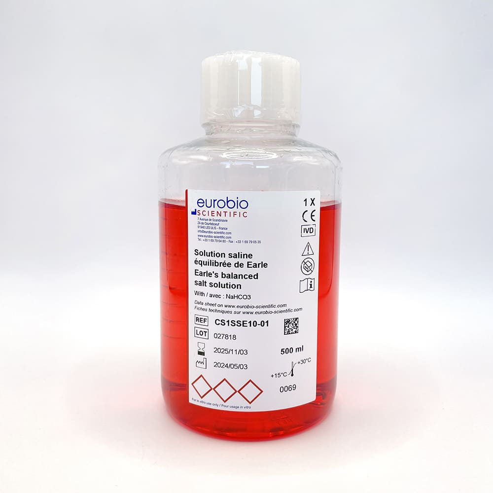 Earle's Balanced Salt Solution (EBSS), Liquid 1X - immagine 2