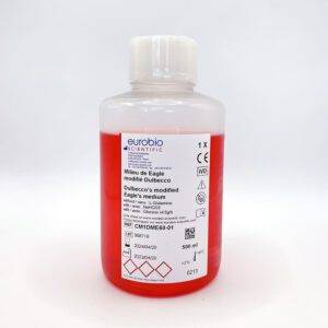Dulbecco's MEM with 4.5 g/L Glucose without L-glutamine, 1X