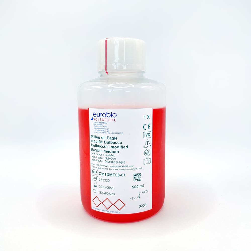 Dulbecco's MEM with 4.5 g/L Glucose and GlutaBio, 1X - Imagen 2