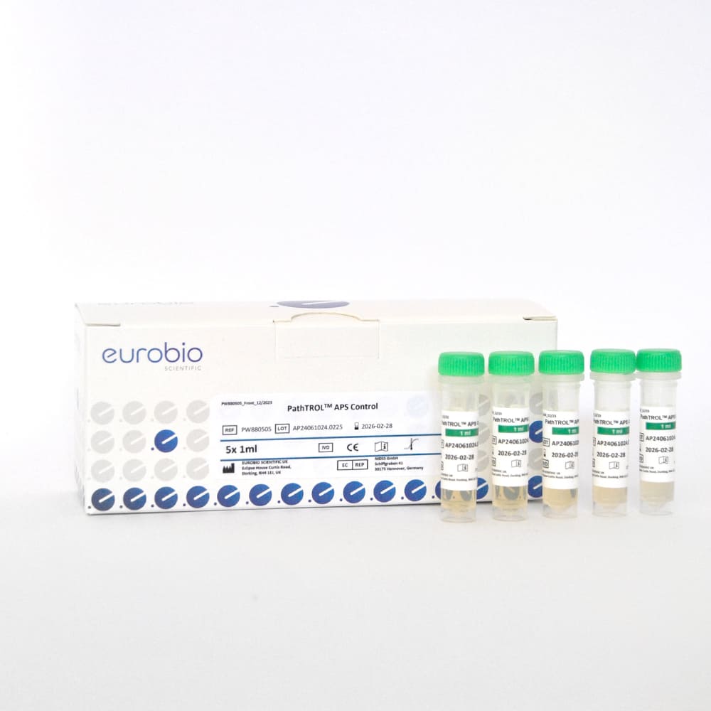PathTROL™ APS Control ist ein flüssiges Kontrollserum mit Autoimmun-IgG- und IgM-Antikörpern, das für die kontinuierliche Langzeit-Qualitätskontrolle von Autoimmun-Tests in klinischen und Forschungslabors konzipiert ist.